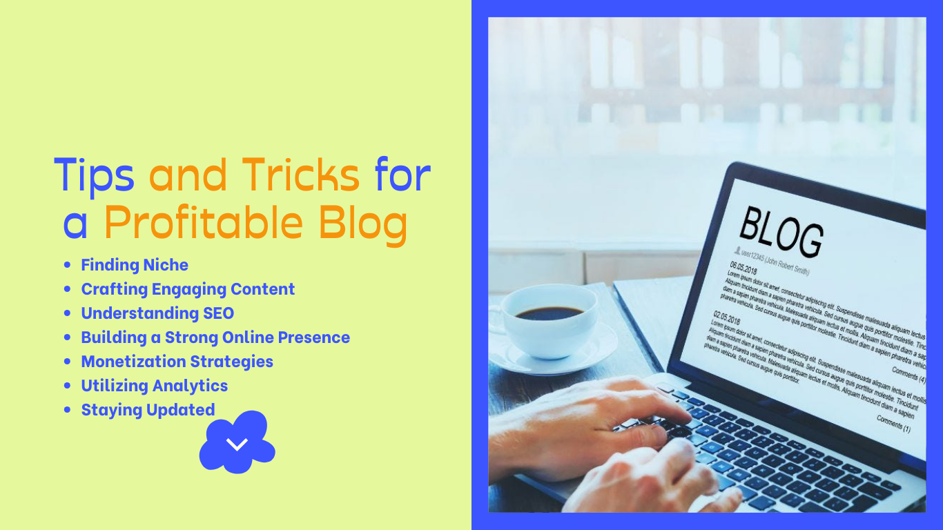 Mastering the art of blogging ,Tips and Tricks for a Profitable Blog