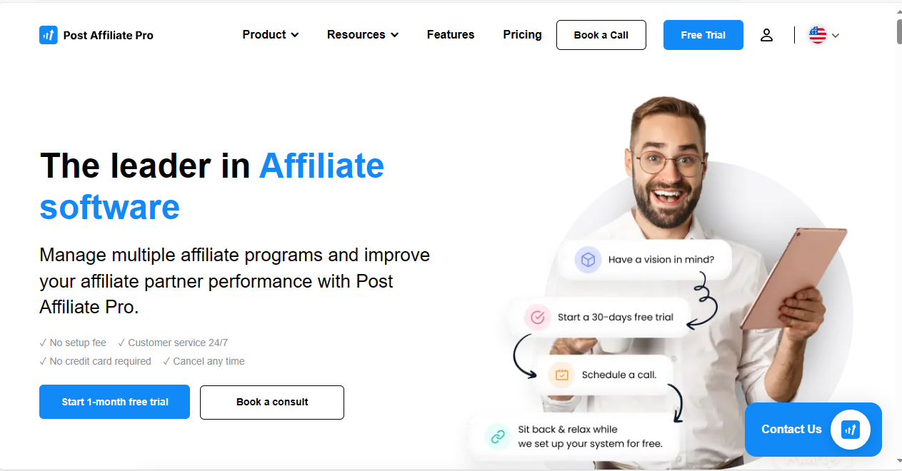 Post Affiliate Pro is an affiliate marketing software