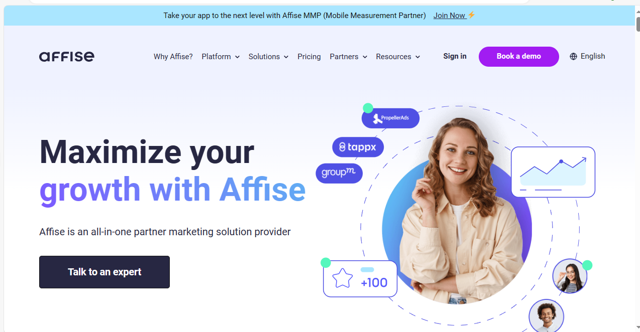 Affise affiliate marketing tools